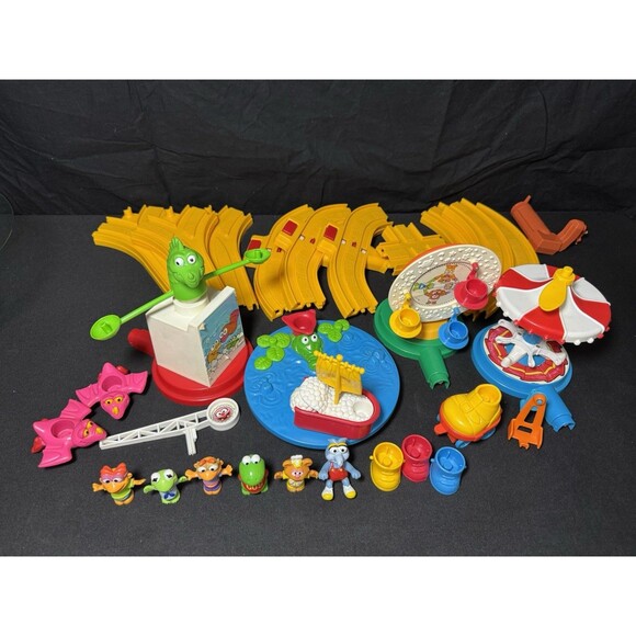 Playmates Toys Other - Muppet Babies 1989 Imagination Park Train Play Set Vintage Incomplete 31+pc